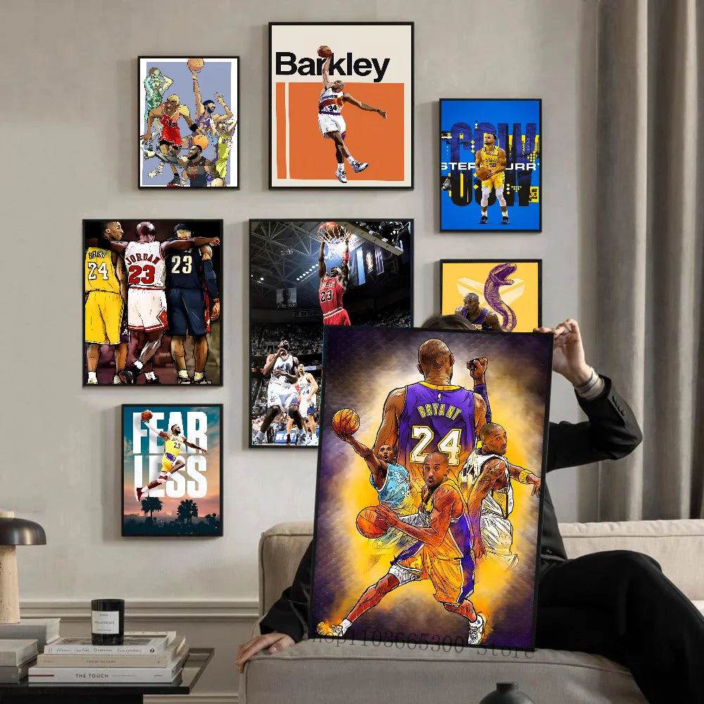 NBA HD Poster – Wall Art for Home, Room, Bar & Cafe Decor