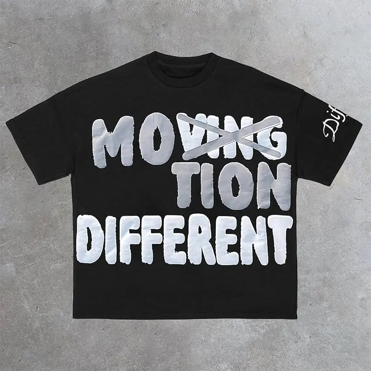 Vintage Graphic Cotton T-Shirt – Oversized Y2K Streetwear