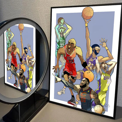 NBA HD Poster – Wall Art for Home, Room, Bar & Cafe Decor